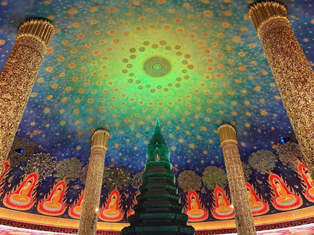 緑の寺院ワットパクナム