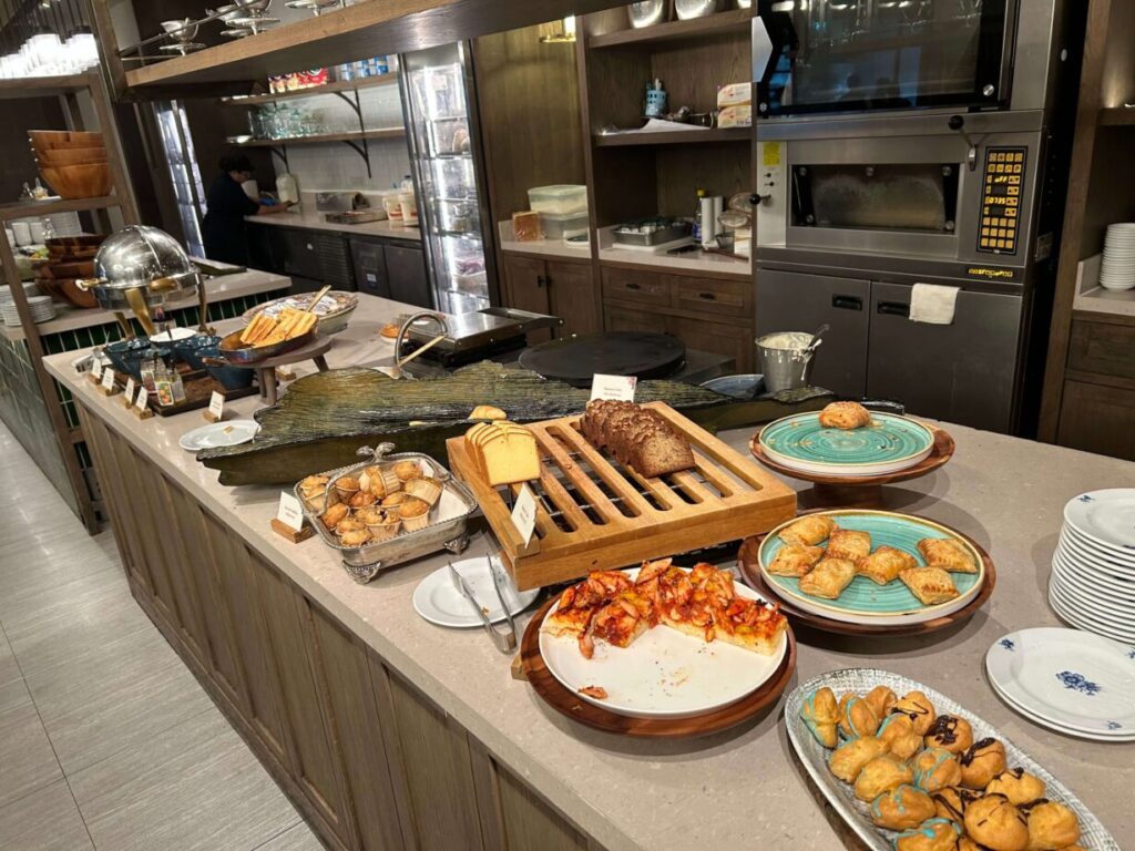 モンティエンホテルの朝食会場